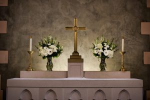 Flowers in Thomsen Chapel