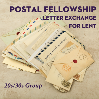 20s/30s Lenten Pen Pals