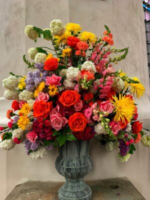 Flowers in memory of Kevin Patz