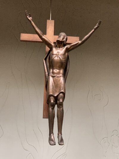 "Ascension" above the altar at St John the Baptist Episcopal Church, West Seattle
