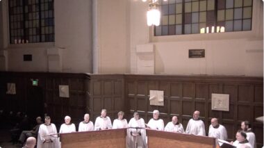 Compline on the Fifth Sunday in Lent, 2024