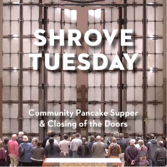 2025 Shrove Tuesday Pancake Supper with Closing of the Doors