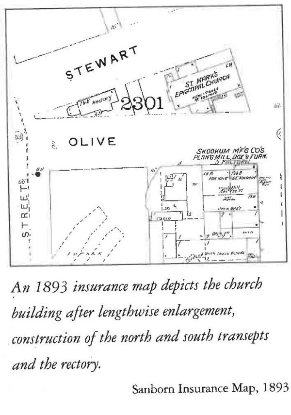 Reproduced from Alan J.Davidson, The History of St Mark's Episcopal Cathedral: 1889-1897